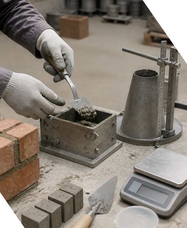 Лабораторное испытание кладочного раствора в Переславле-Залесском