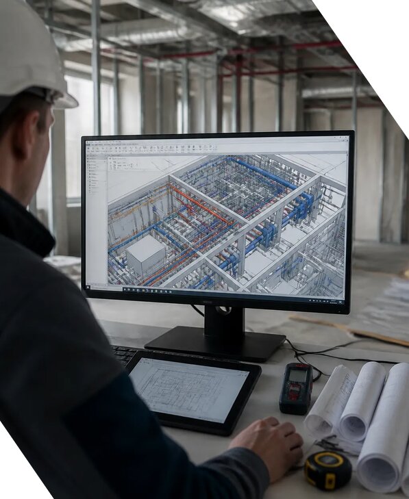 Создание BIM модели инженерных сетей для объектов в Переславле-Залесском